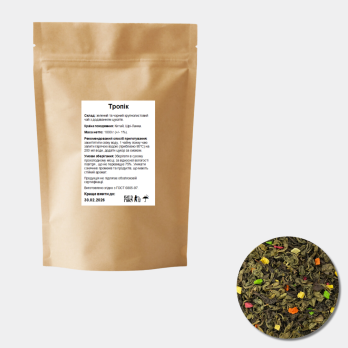 Чай суміш чорного та зеленого "Тропік"